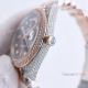 Luxury Replica Rolex DayDate Iced Out 2-Tone Rose Gold Watches Chocolate Dial 40mm (6)_th.jpg